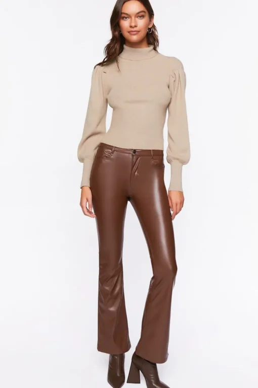 Long-Sleeve Turtleneck Sweater
