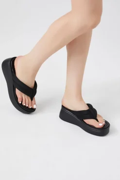 Low-Platform Thong Sandals