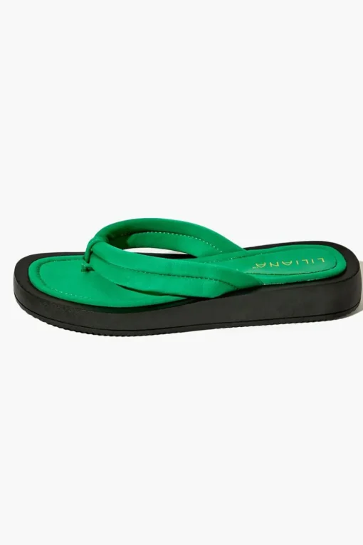 Low-Platform Thong Sandals