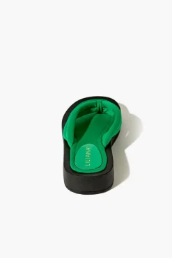 Low-Platform Thong Sandals