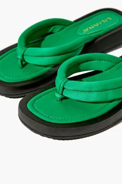 Low-Platform Thong Sandals