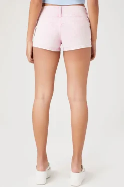 Low-Rise Denim Shorts