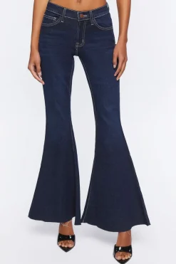 Low-Rise Flare Jeans