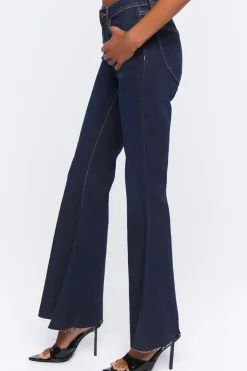 Low-Rise Flare Jeans