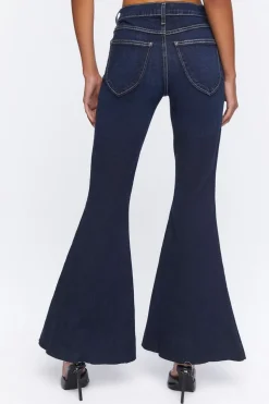 Low-Rise Flare Jeans