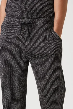 Lurex Ribbed Trousers