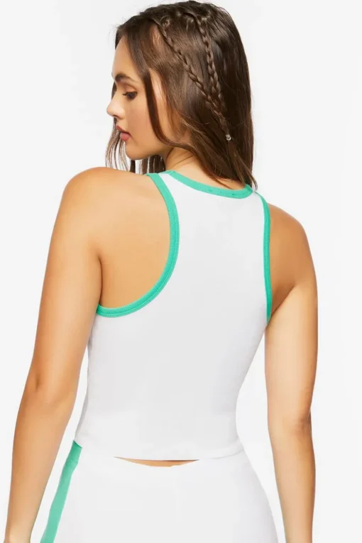 Malibu Graphic Cropped Tank Top