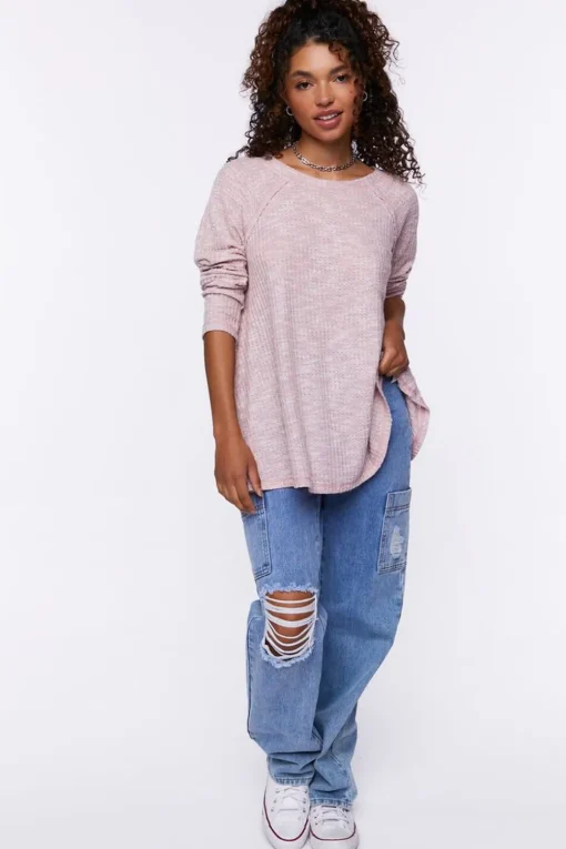 Marled Knit Tunic