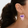 Melting Heart Why Drop Earrings