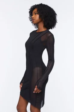 Mesh Bodycon Mini Dress
