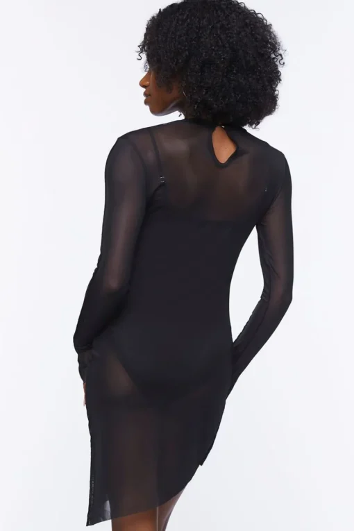 Mesh Bodycon Mini Dress