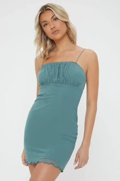 Mesh Cami Mini Dress