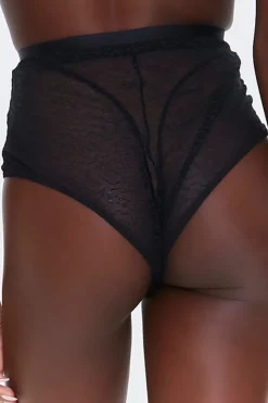 Mesh Embroidered Panties