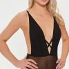 Mesh Thong Lingerie Bodysuit