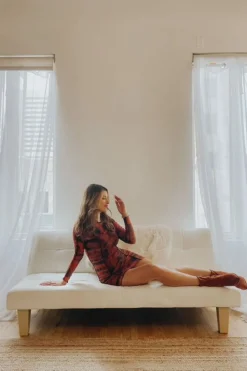 Mesh Tie-Dye Mini Dress