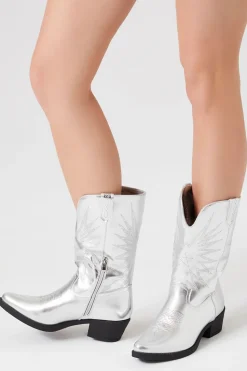 Metallic Cowboy Boots