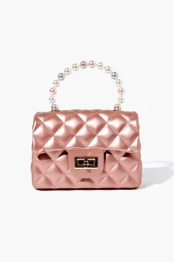 Metallic Quilted Crossbody Bag
