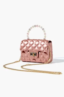 Metallic Quilted Crossbody Bag