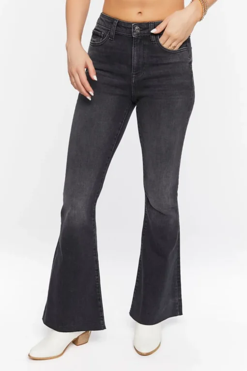 Mid-Rise Flare Jeans