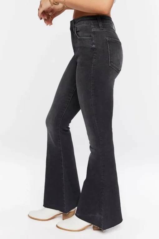 Mid-Rise Flare Jeans