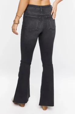 Mid-Rise Flare Jeans