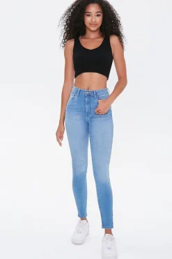 Mid-Rise Skinny Jeans