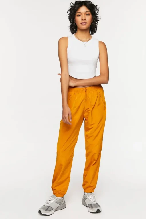 Mid-Rise Windbreaker Joggers