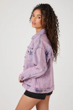 Mineral Wash Denim Trucker Jacket