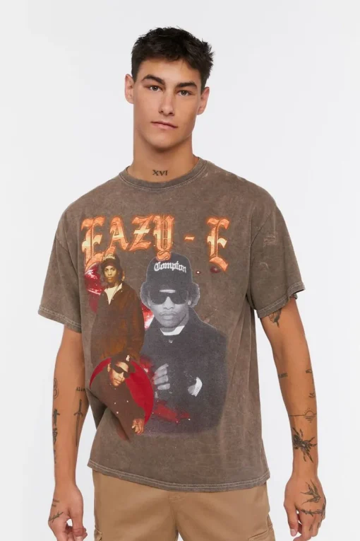 Mineral Wash Eazy E Graphic Tee