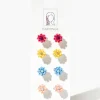 Mini Flower Hair Ring Set