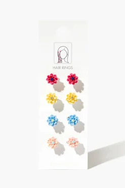 Mini Flower Hair Ring Set