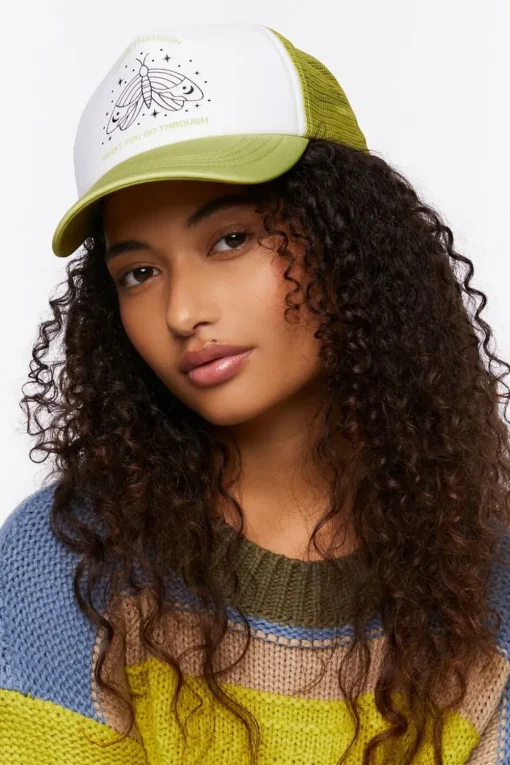 Moth Graphic Trucker Hat