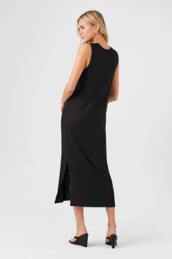 M-Slit Tank Midi Dress