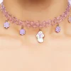 Mushroom Charm Choker Necklace
