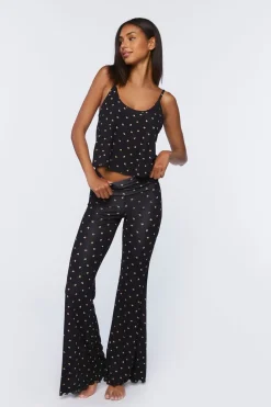 Mushroom Print Pajama Pants
