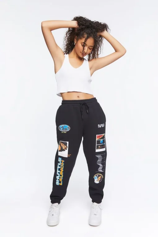 Nasa Graphic Fleece Joggers