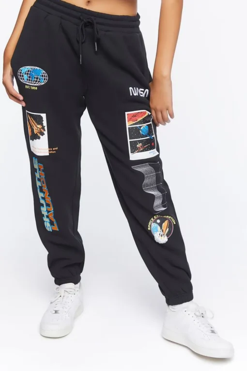 Nasa Graphic Fleece Joggers