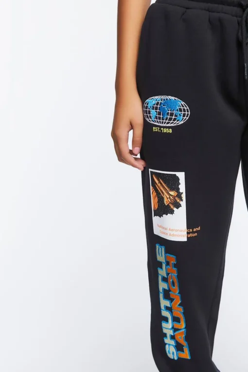 Nasa Graphic Fleece Joggers