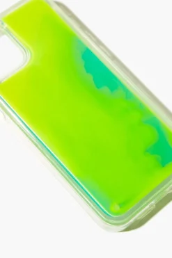Neon Liquid Lava Case For Iphone 12