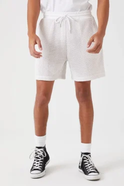 Netted Drawstring Shorts