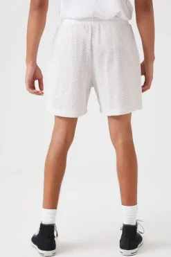 Netted Drawstring Shorts