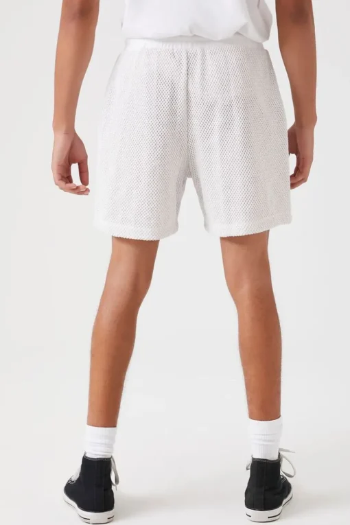 Netted Drawstring Shorts