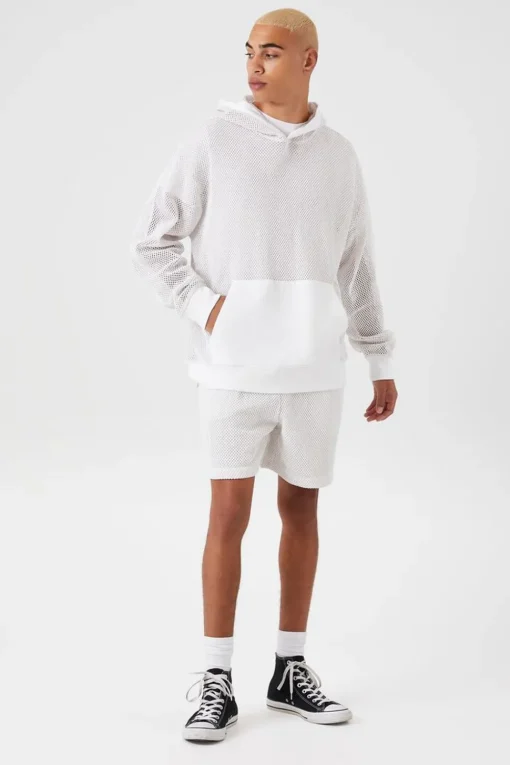 Netted Drawstring Shorts