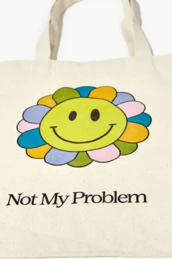 Not My Problem Graphic Tote Bag
