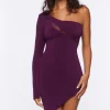 One-Shoulder Bodycon Mini Dress