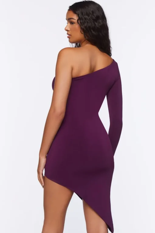 One-Shoulder Bodycon Mini Dress