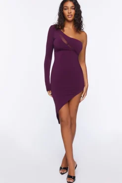 One-Shoulder Bodycon Mini Dress