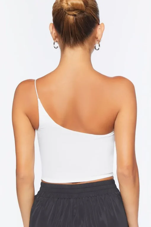 One-Shoulder Crop Top