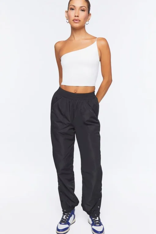 One-Shoulder Crop Top