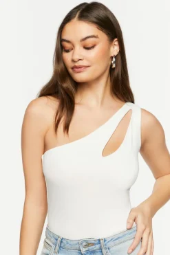 One-Shoulder Cutout Bodysuit